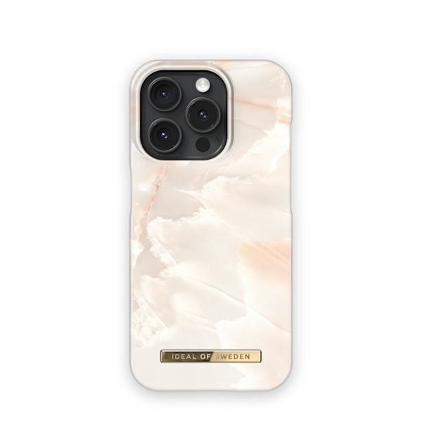 Printed Case iPhone 15 Pro Rose Pearl Marble