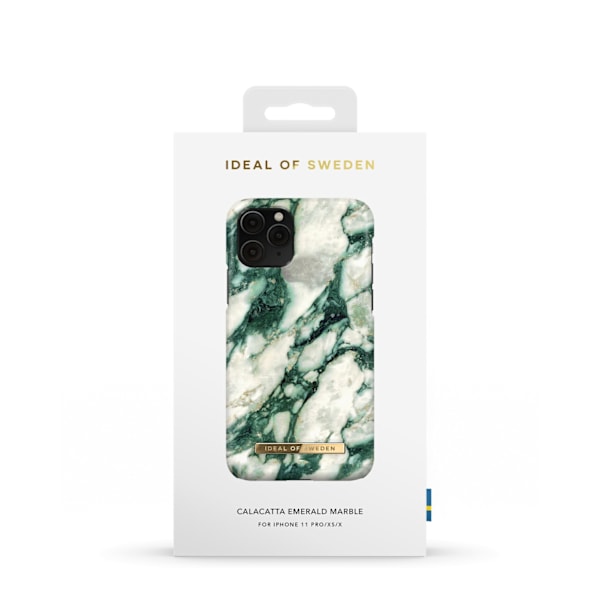 Printed Case iPhone 11 Pro / XS / X Calacatta Emerald Marble