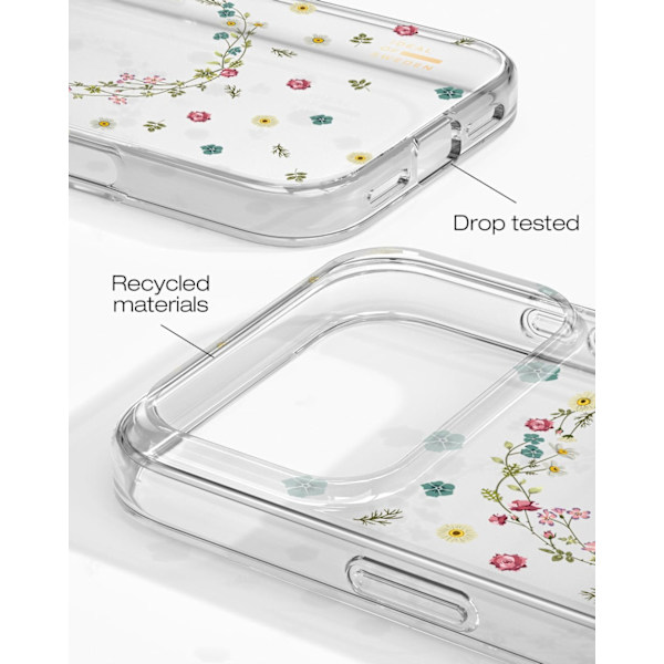 Clear Case iPhone 17 Pro Petite Floral Transparent
