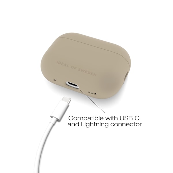 Silicone AirPods Case Pro 1 / 2 Beige