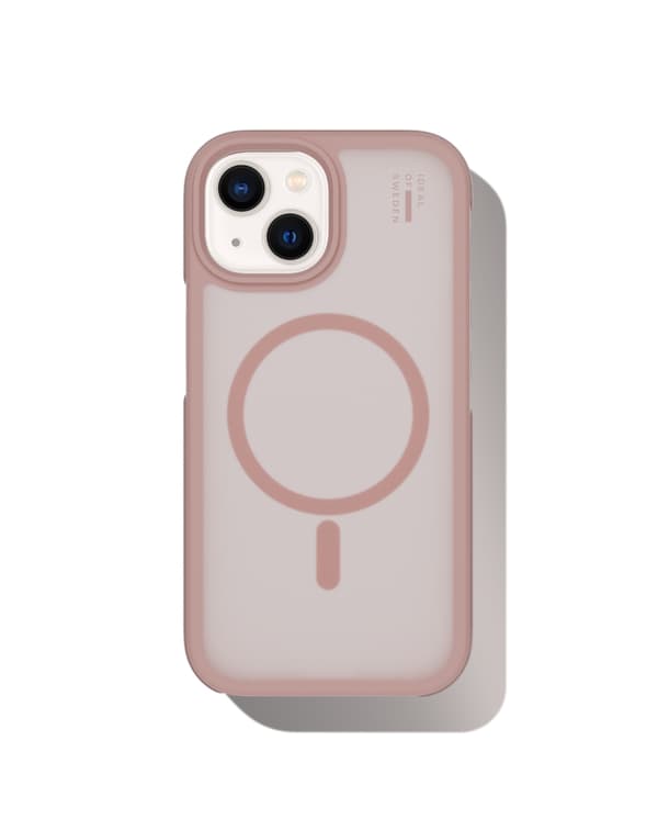 Ideal Bumper Case MagSafe iPhone 13 / 14 / 15 / 16e / 17e Blush Pink Rosa