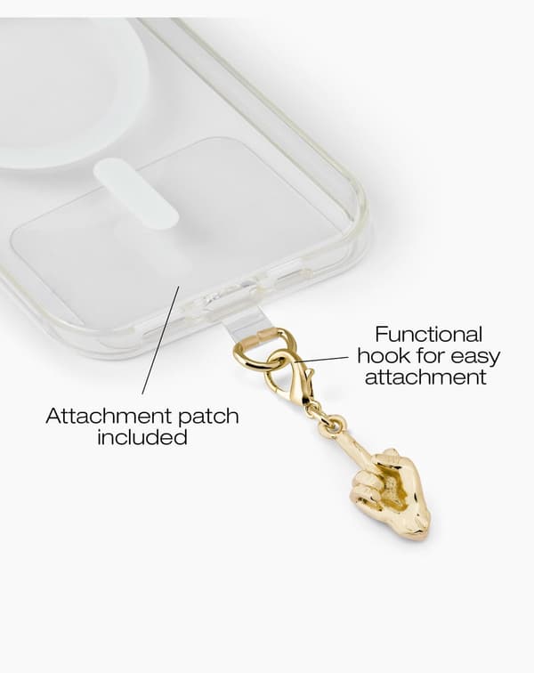 Charm Fuck Off Gold Guld