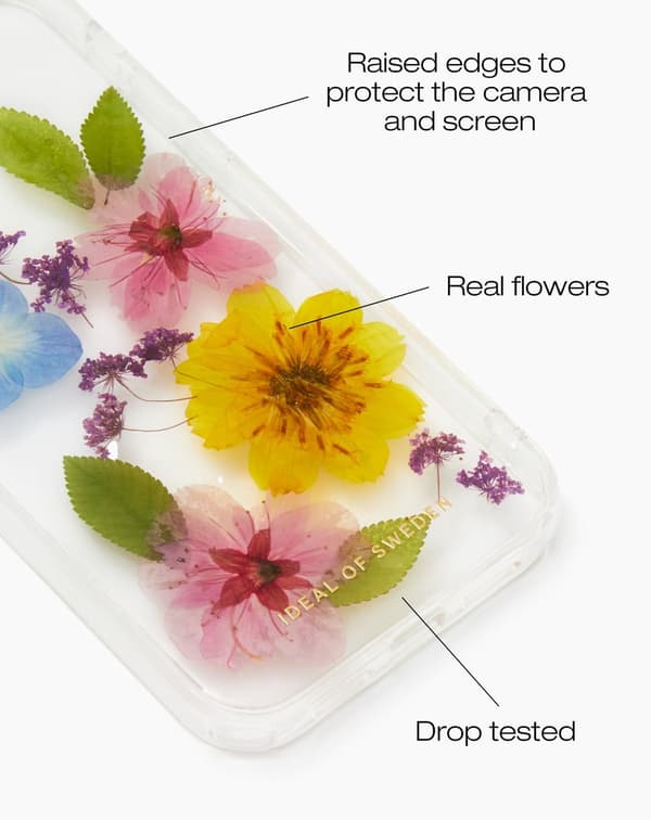 Clear Case iPhone 12 / 12 Pro Summer Blossom Transparent