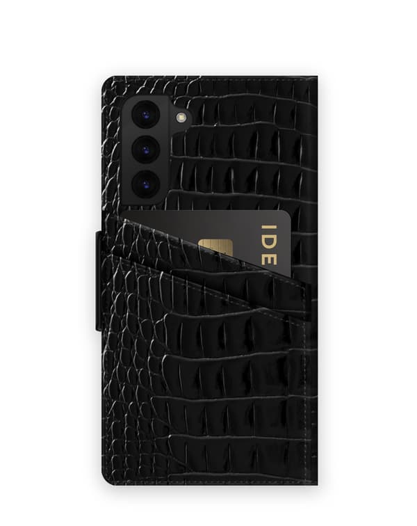 Atelier Wallet Galaxy S22 Plus Neo Noir Croco Black