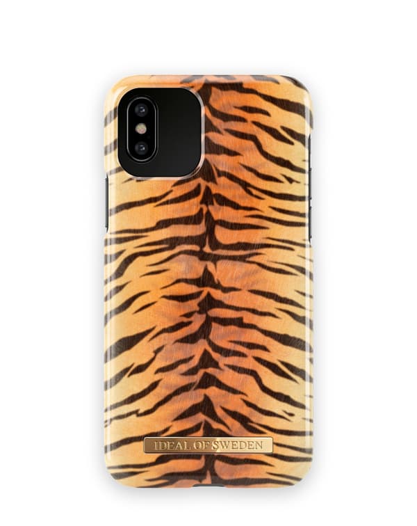 Printed Case iPhone 11 Pro / XS / X Sunset Tiger Orange