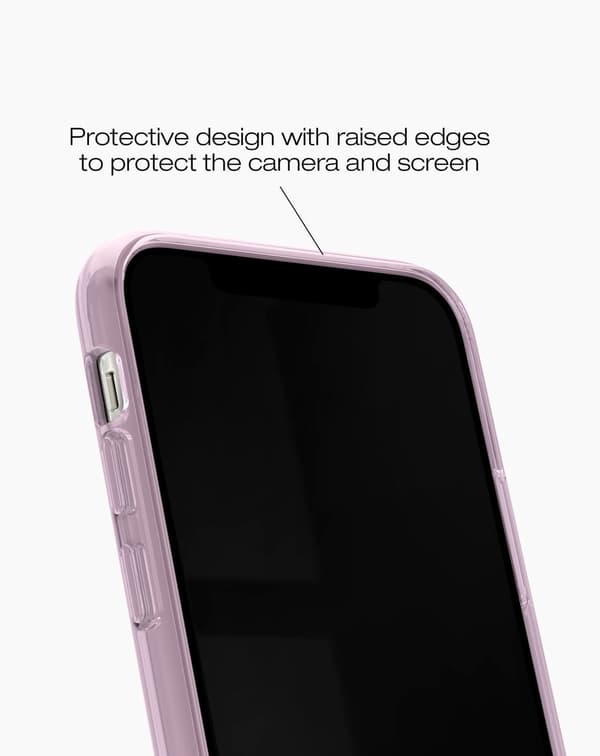 Clear Case MagSafe iPhone 12 / 12 Pro Light Pink Pink
