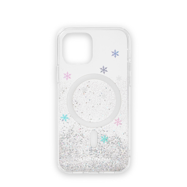 Clear Case MagSafe iPhone 12 / 12 Pro Snowflake Silver