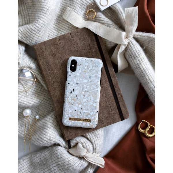 Printed Case iPhone 11 Pro / XS / X Greige Terazzo Grey