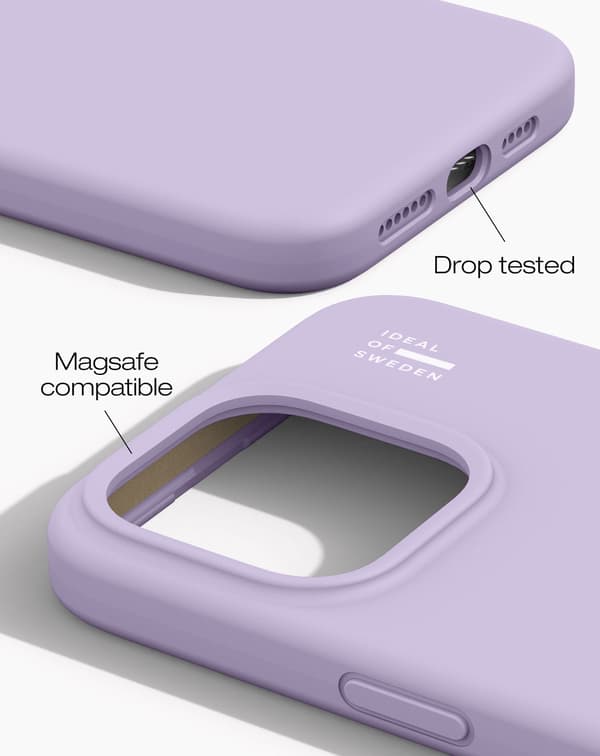 Silicone Case MagSafe iPhone 15 Pro Max Lavender Milk