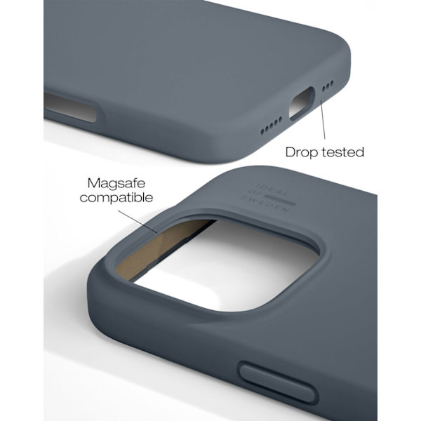 Silicone Case MagSafe iPhone 16 Pro Max Midnight Blue Blue