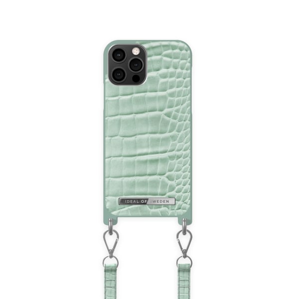 Atelier Necklace Case iPhone 12/12P Mint Croco