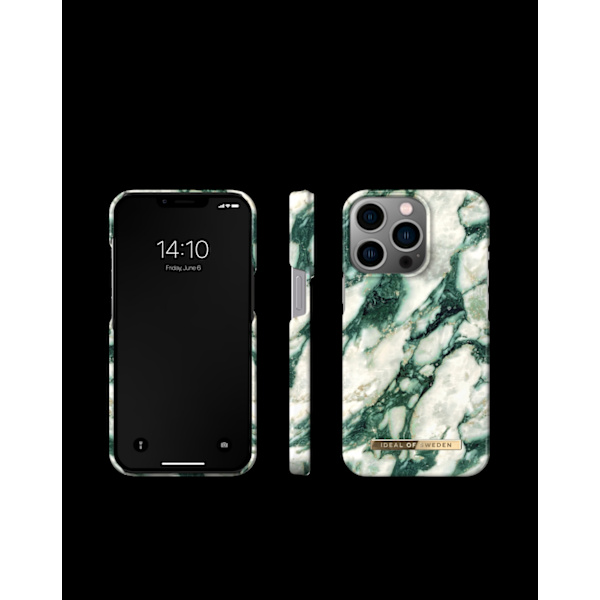 Printed Case iPhone 13 Pro Calacatta Emerald Marble Green