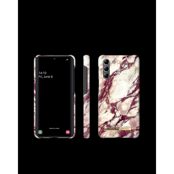 Printed Case Galaxy S21 Calacatta Ruby Marble Red