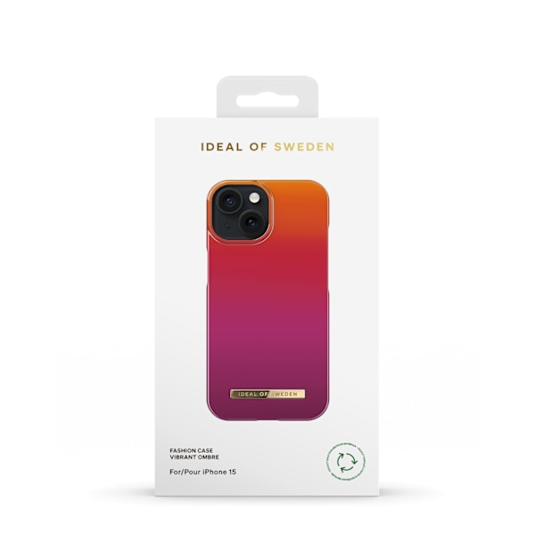 Printed Case iPhone 15 Vibrant Ombre Multicolor