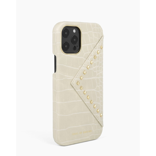 Statement Case iPhone 12 Pro Max Beatstuds Cream Croco Beige