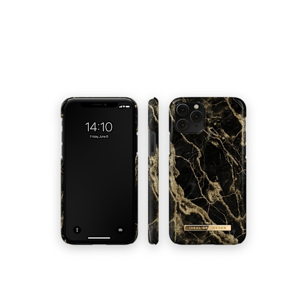 Printed Case iPhone 11 Pro / XS / X Golden Smoke Marble