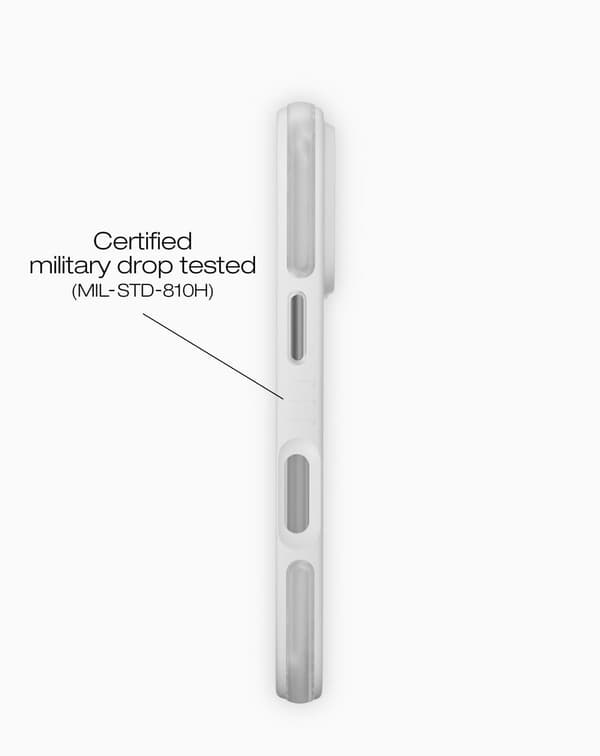 Ideal Bumper Case MagSafe iPhone 17 Pro Max Cloudy White Vit
