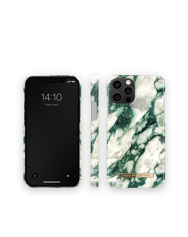 Printed Case iPhone 12 / 12 Pro Calacatta Emerald Marble Green
