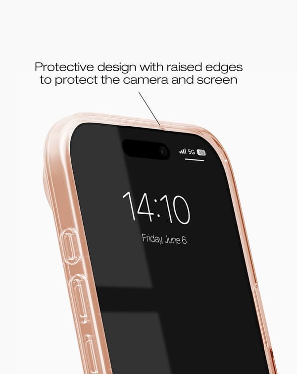 Clear Case MagSafe iPhone Air Mocha Mousse Brown