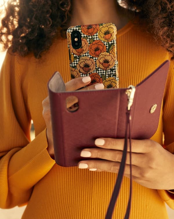 Printed Case iPhone 11 Pro / XS / X Retro Bloom Orange