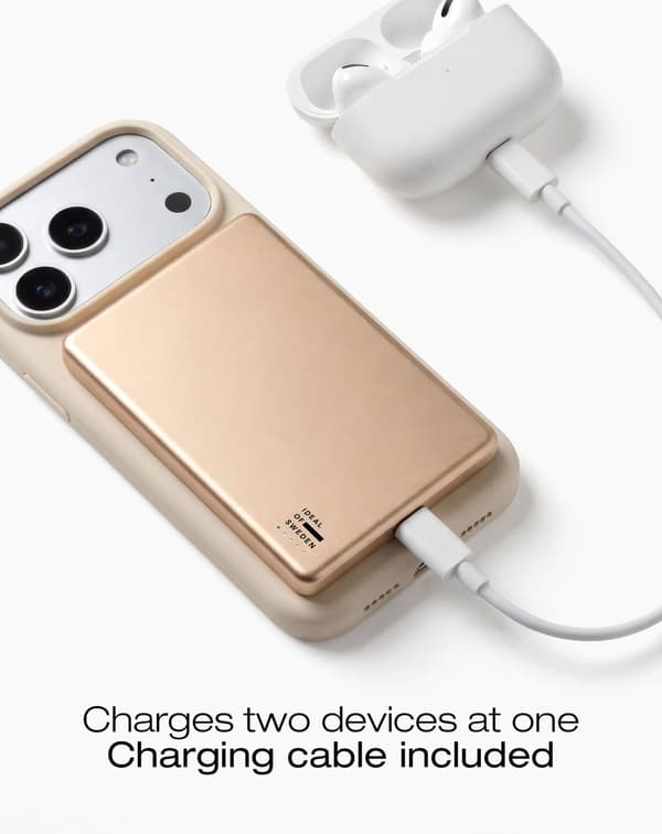 Slim Powerbank MagSafe 5000 mAh Gold