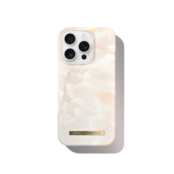 Printed Case iPhone 16 Pro Max Rose Pearl Marble