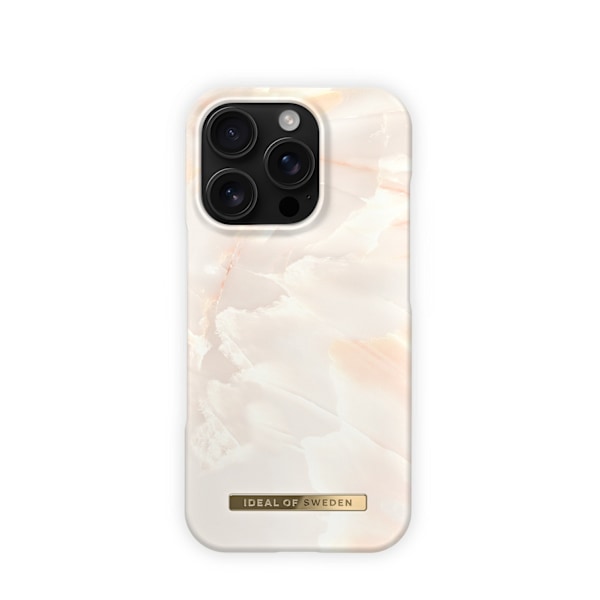 Printed Case MagSafe iPhone 16 Plus Rose Pearl Marble