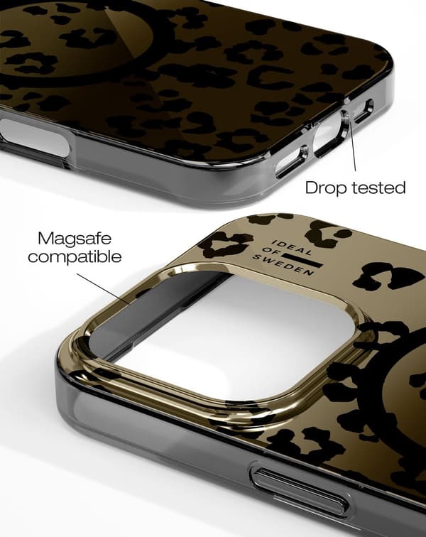 Mirror Case MagSafe iPhone 16 Pro Leo Ombre Guld