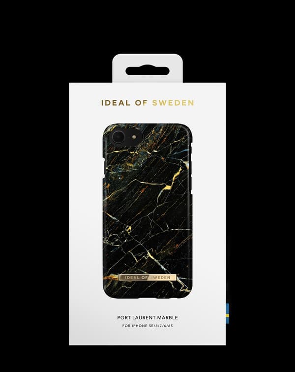 Printed Case iPhone 8 / 7 / 6 / 6S / SE Port Laurent Marble Black