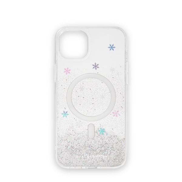 Clear Case MagSafe iPhone 15 Plus Snowflake