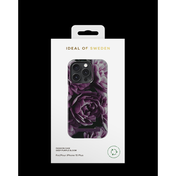 Printed Case iPhone 15 Pro Deep Purple Bloom Purple