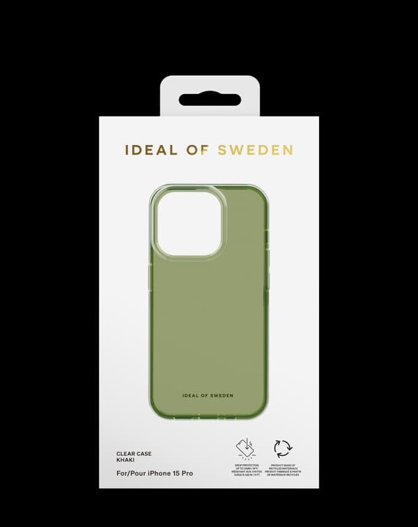 Clear Case iPhone 15 Pro Khaki Green