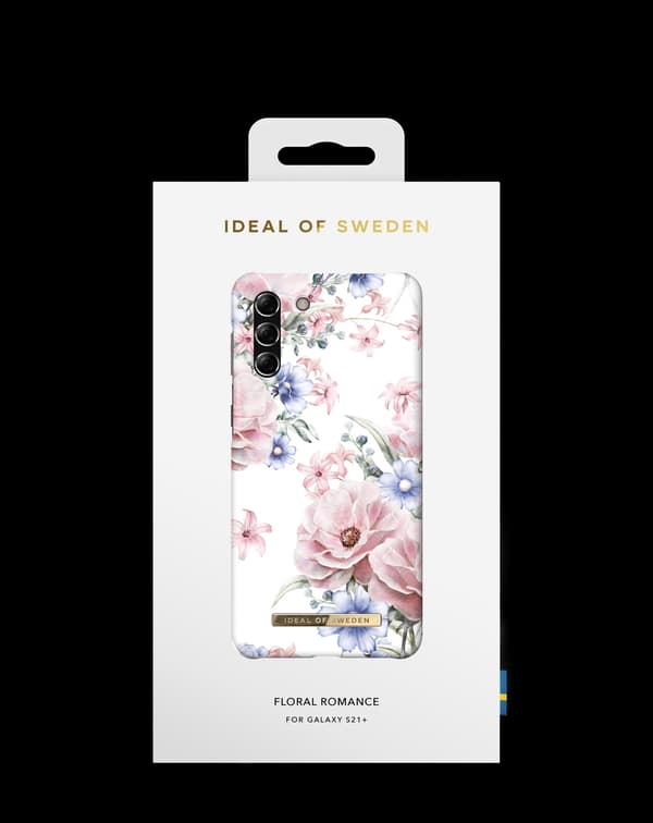 Printed Case Galaxy S21 Plus Floral Romance White