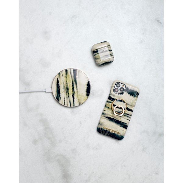 Printed Case iPhone 12 Pro Max Golden Tie Dye White
