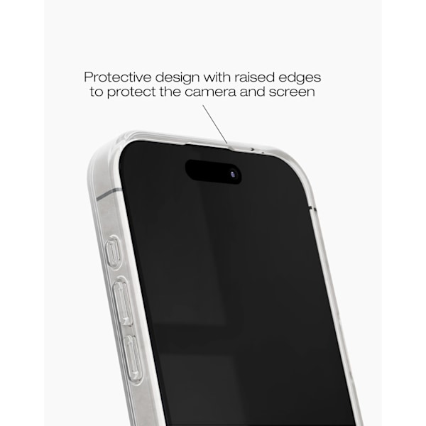 Clear Case MagSafe iPhone 15 Pro Max Golden Hearts Transparent