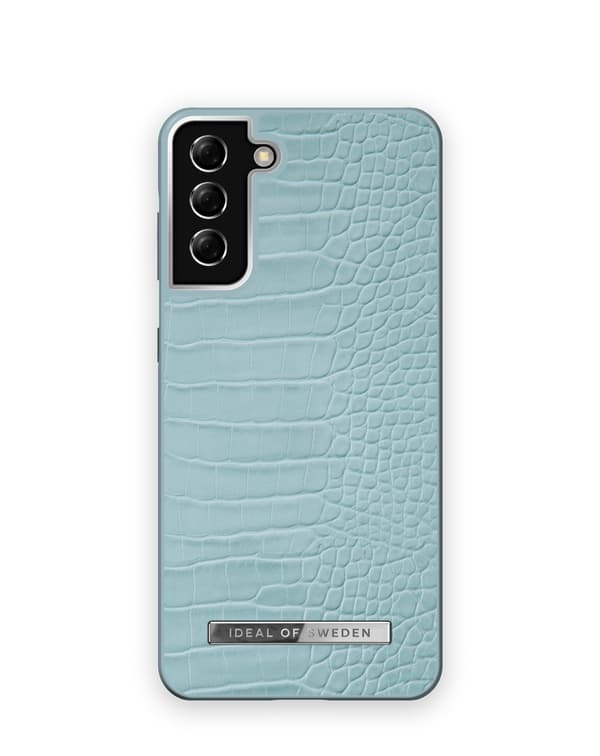Atelier Case Galaxy S21 Plus Soft Blue Croco Blue