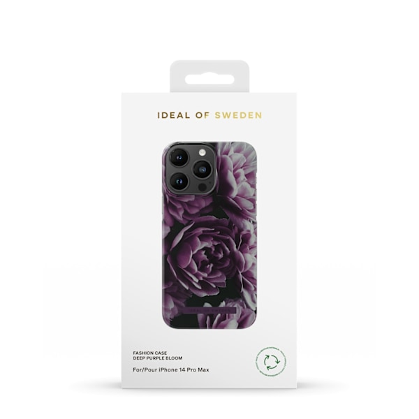 Printed Case iPhone 14 Pro Max Deep Purple Bloom