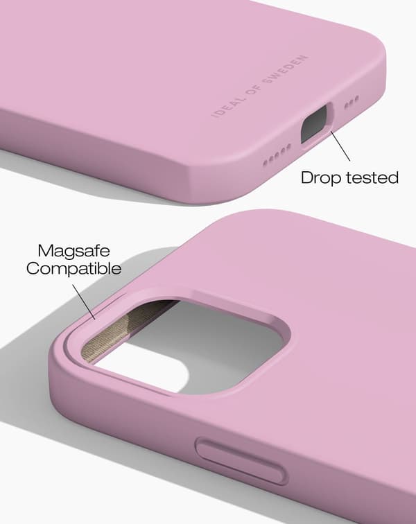 Silicone Case MagSafe iPhone 12 / 12 Pro Bubblegum Pink Pink