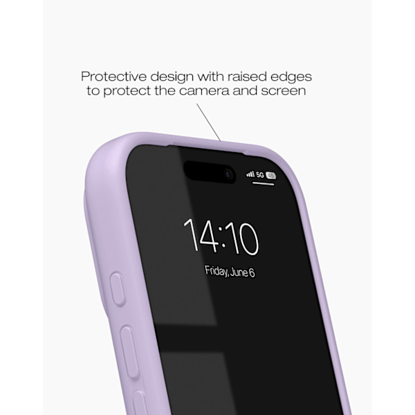 Silicone Case iPhone 17 Pro Max Lavender Milk