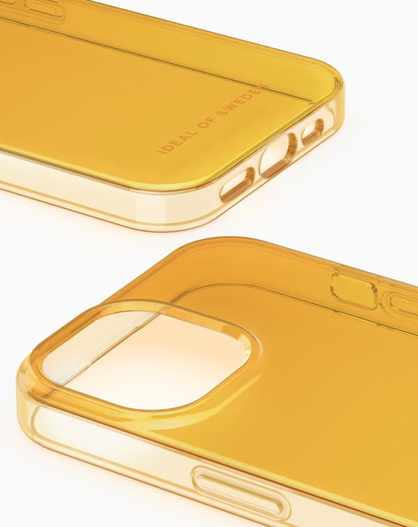 Clear Case iPhone 13 / 14 / 15 / 16e / 17e Orange Spritz Orange