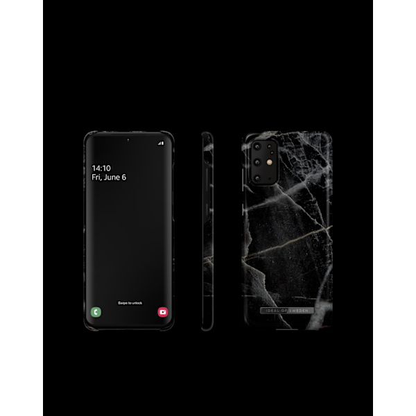Printed Case Galaxy S20 Plus Black Thunder Marble Black