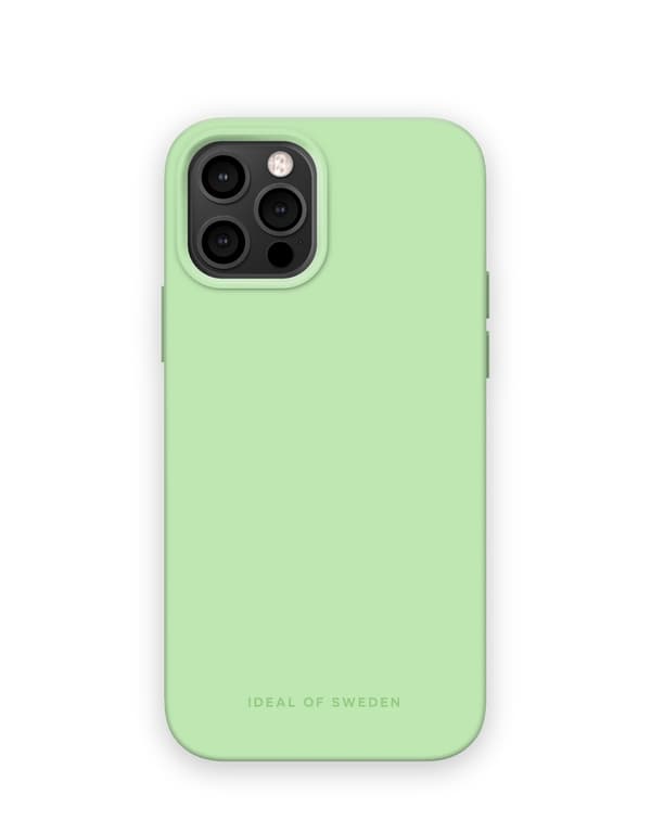 Silicone Case MagSafe iPhone 12 / 12 Pro Mint Green
