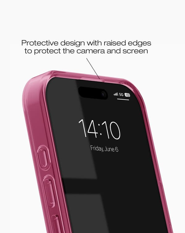 Clear Case MagSafe iPhone 17 Cherry Crush