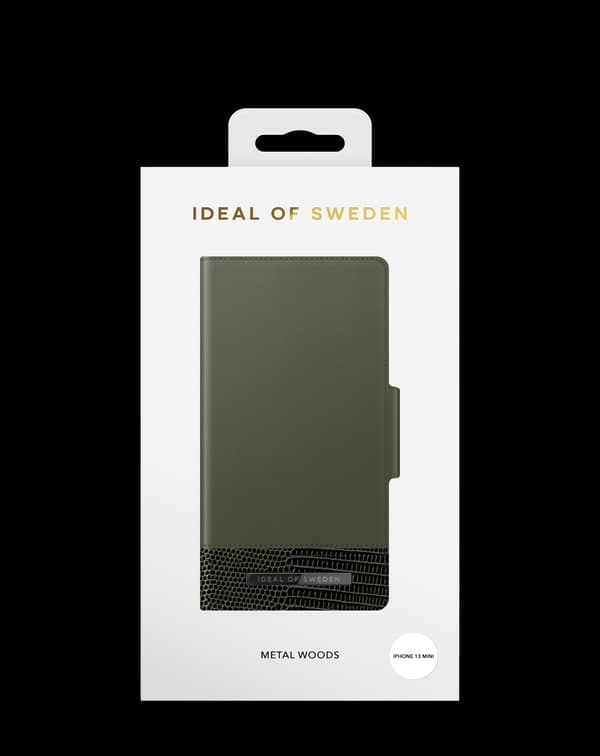 Unity Wallet iPhone 13 Mini Metal Woods Green