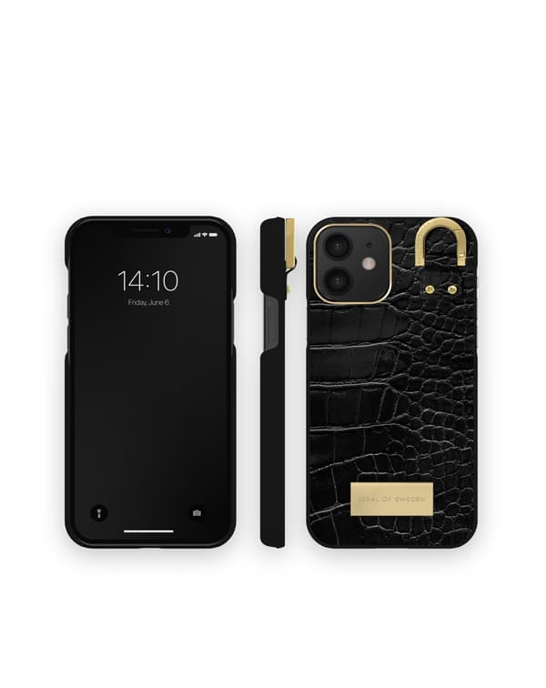 Atelier Case iPhone 12 / 12 Pro Black Croco Black