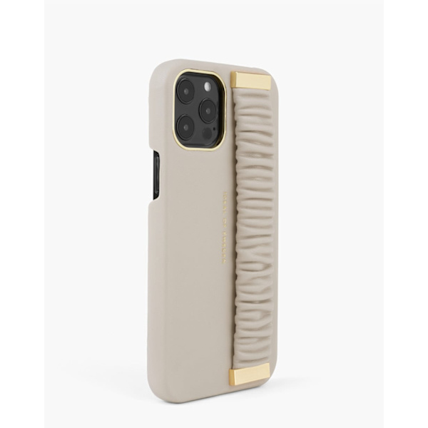 Statement Case iPhone 12 Pro Max Ruffle Cream Top Handle Black