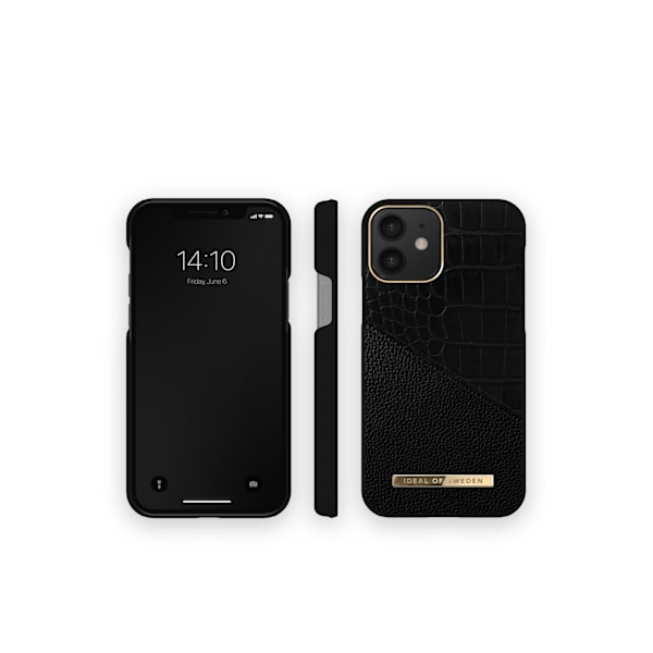 Atelier Case iPhone 12 / 12 Pro Nightfall Croco Black