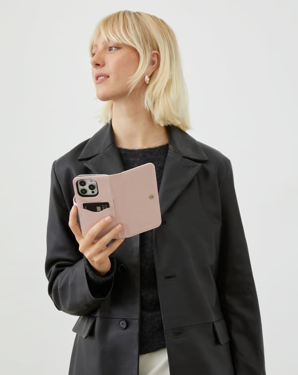 Magnet Wallet+ iPhone 15 Plus Pink Pink