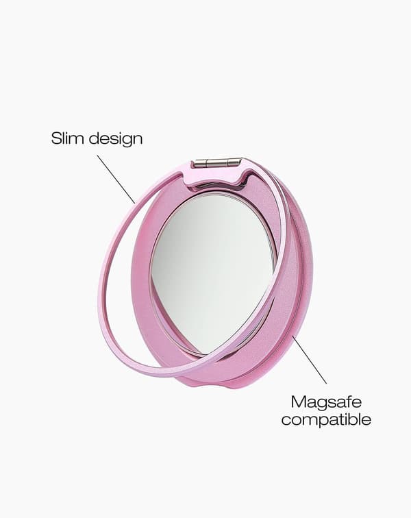 Mirror MagSafe Ring Mount Pink Rosa