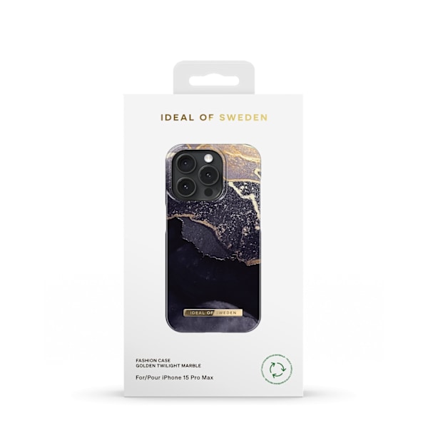 Printed Case iPhone 15 Pro Max Golden Twilight Black